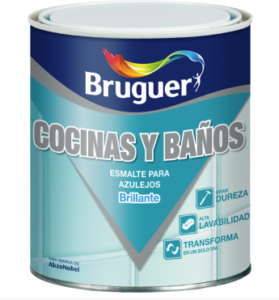 ESMALTE AZULEJOS "COLORES" - BRUGUER COCINAS Y BAÑOS - Pinturas Arte Nuevo