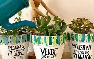 MACETEROS DECORADOS CON CHALK PAINT
