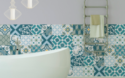 VINILOS DECORATIVOS AZULEJOS  O BALDOSAS HIDRÁULICAS