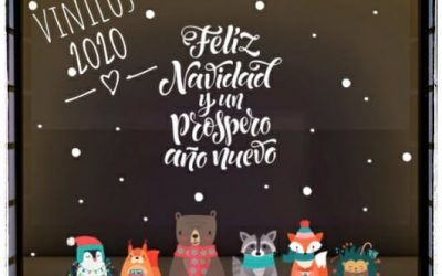 VINILOS NAVIDEÑOS PARA DECORAR ESCAPARATES 2020